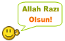 allah razı olsun